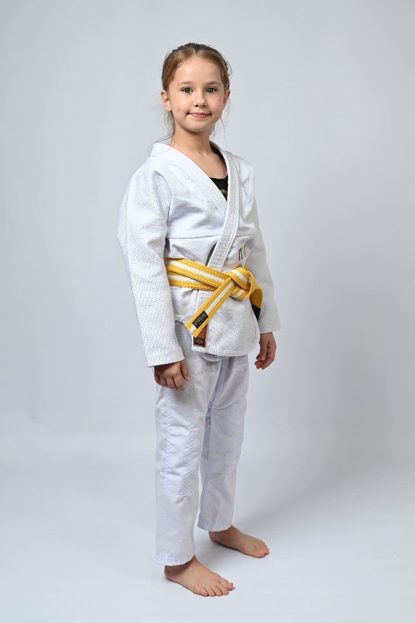 Kimono Infantil In The Guard Feminino Colors Branco