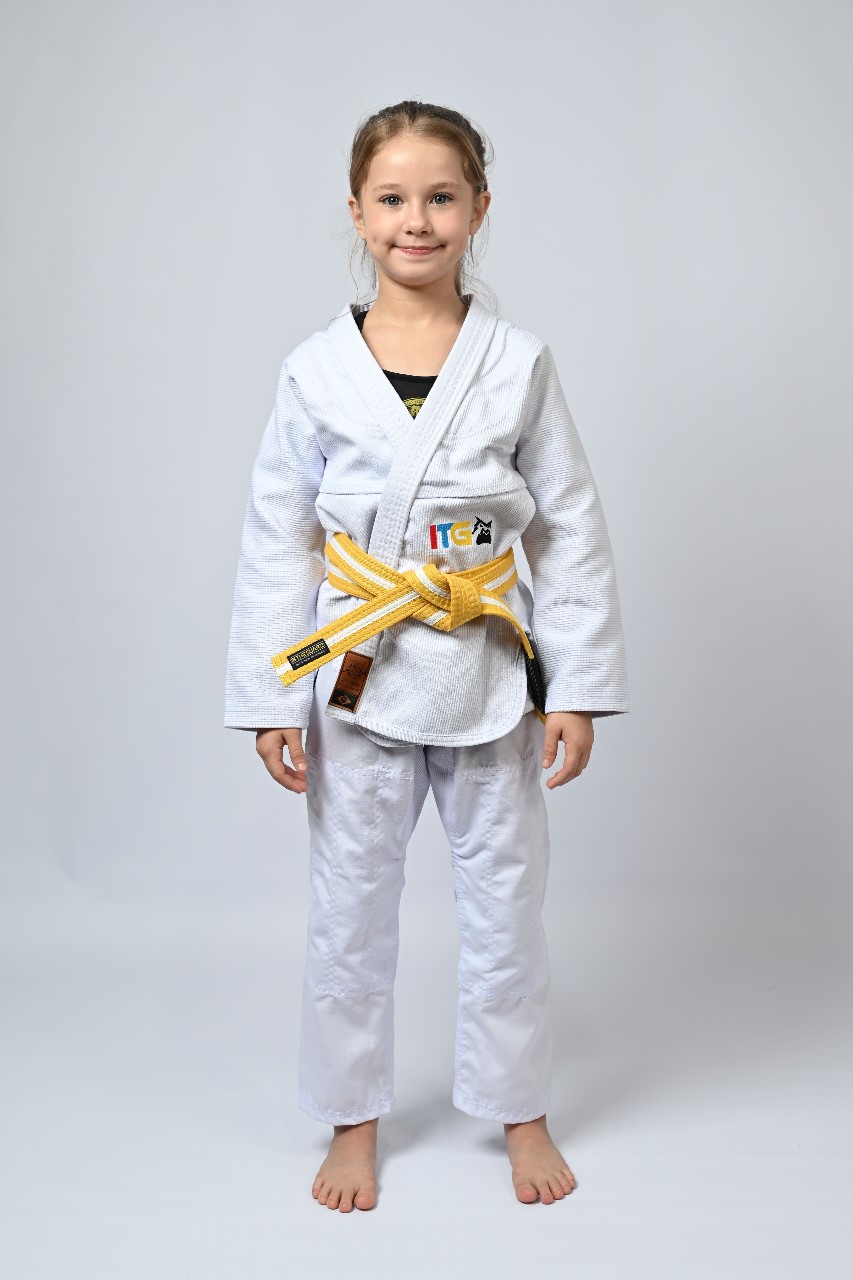Kimono Infantil In The Guard Feminino Colors Branco