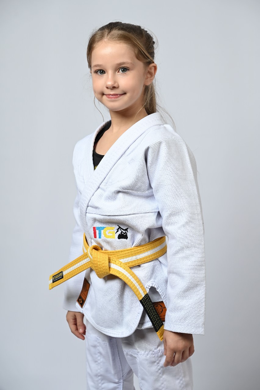 Kimono Infantil In The Guard Feminino Colors Branco