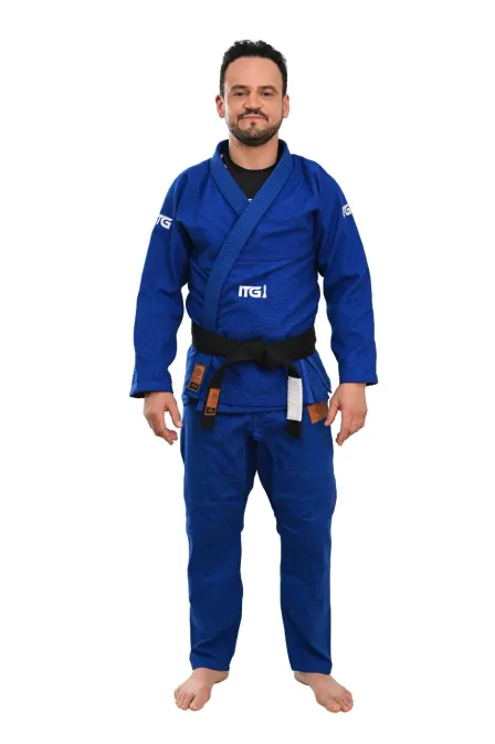 Kimono In The Guard Xadrez Pro Azul