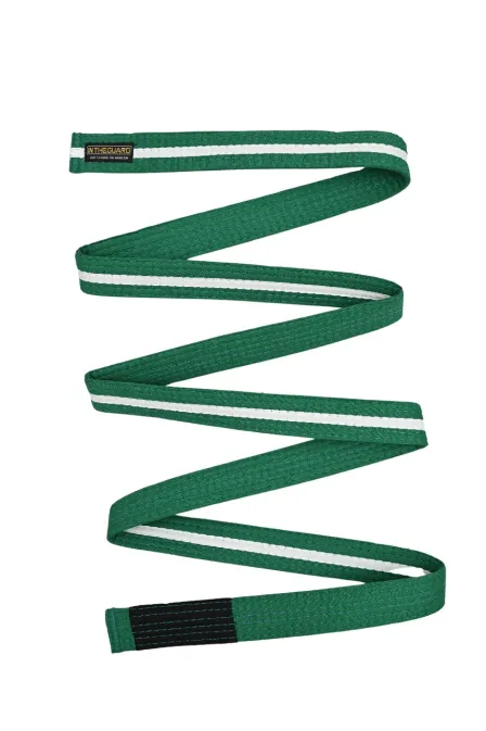 Faixa Jiu Jitsu Infantil Verde com Listra Branca