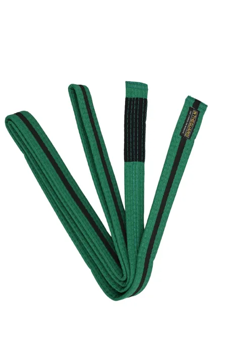 Faixa Jiu Jitsu Infantil Verde com Listra Preta