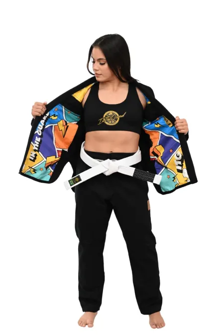 Kimono In The Guard Feminino Colors Preto