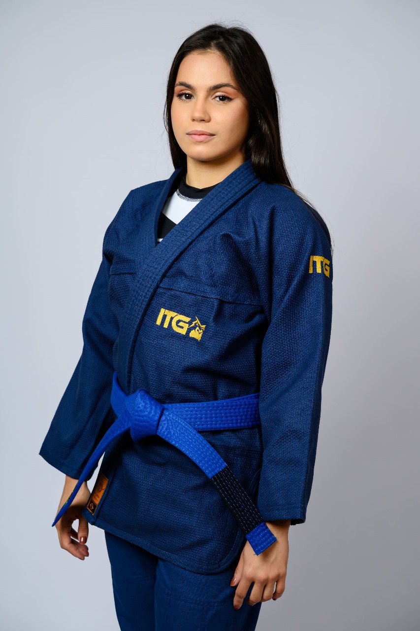 Kimono In The Guard Feminino Marinho Pró