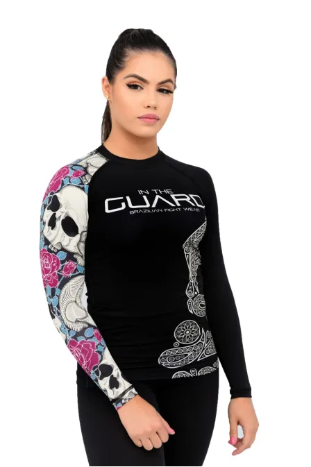 Rash Guard Feminina Skull