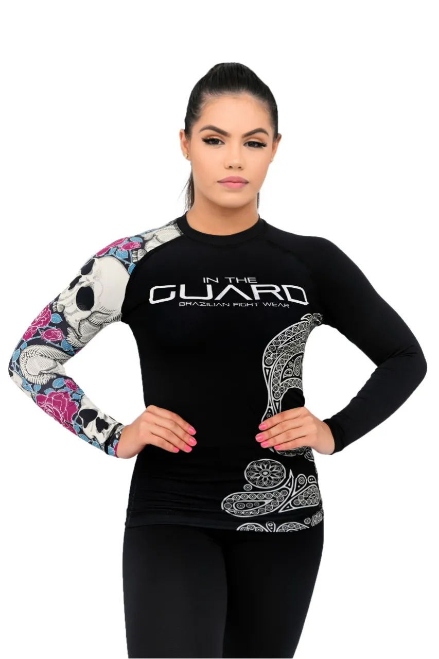 Rash Guard Feminina Skull