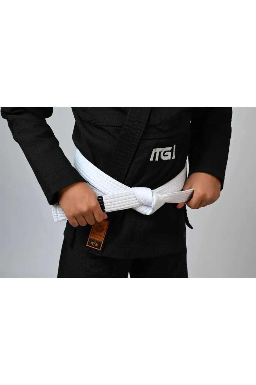 Kimono Infantil In The Guard Xadrez Preto