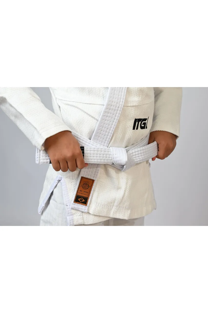 Kimono Infantil In The Guard Xadrez Branco