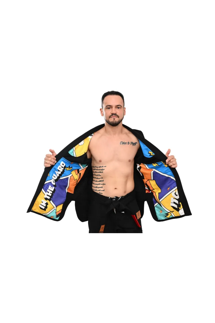 Kimono In The Guard Pro Colors Preto