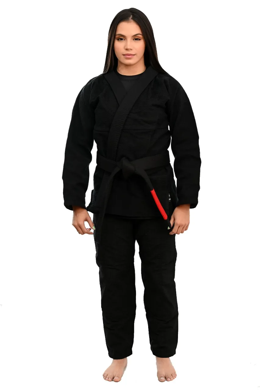 Kimono In The Guard Feminino Liso Preto