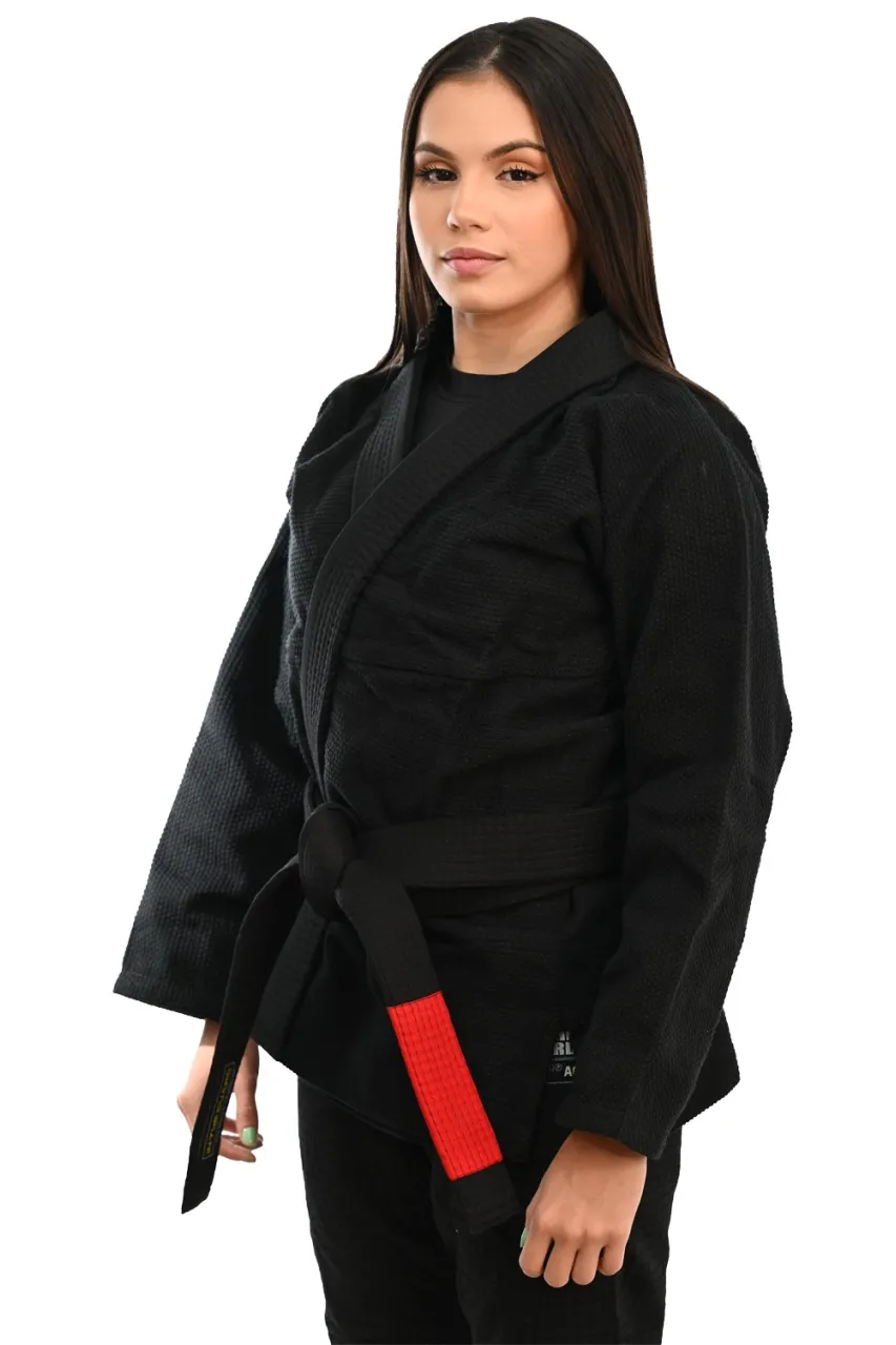Kimono In The Guard Feminino Liso Preto