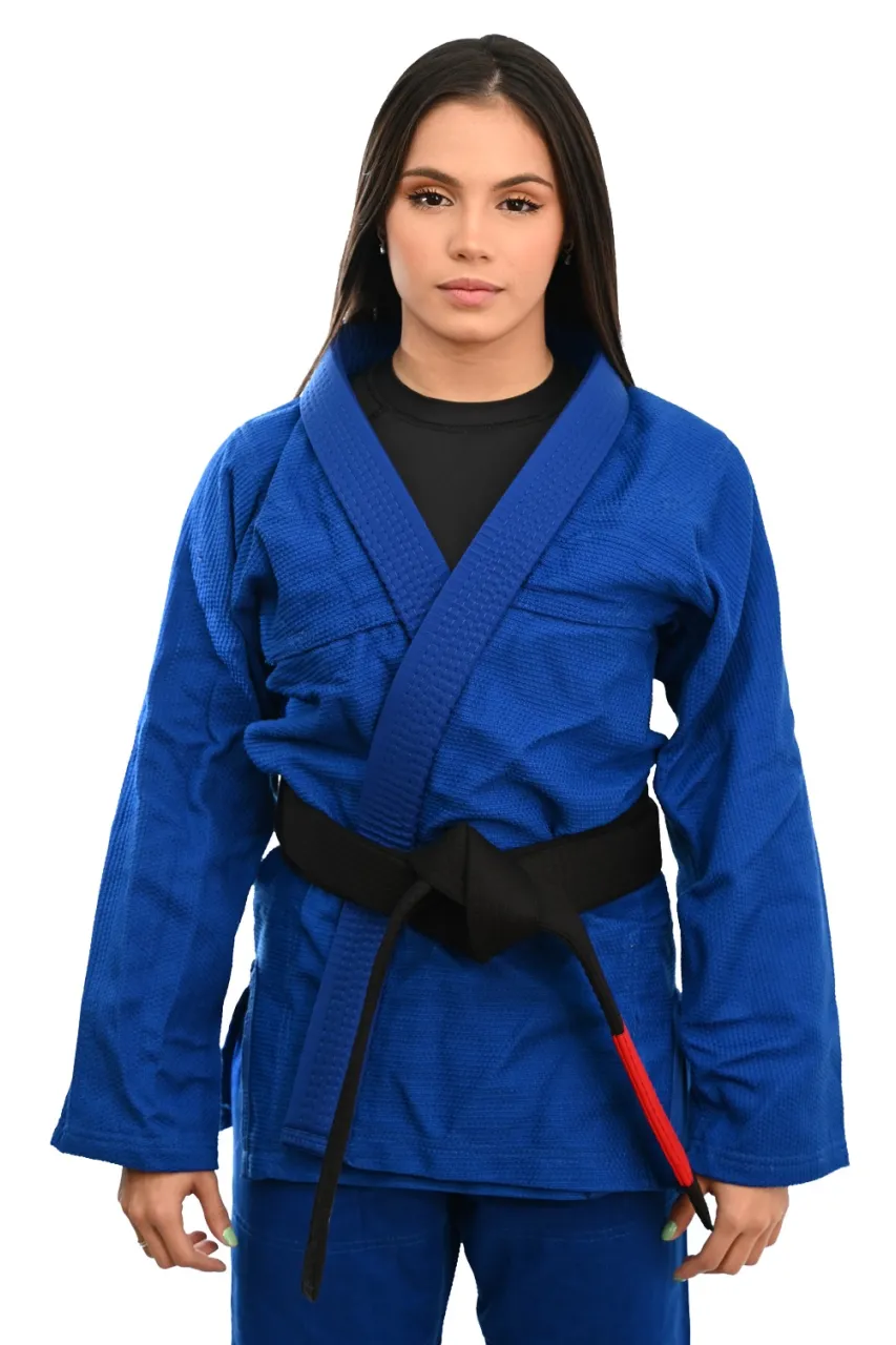 Kimono In The Guard Feminino Liso Azul