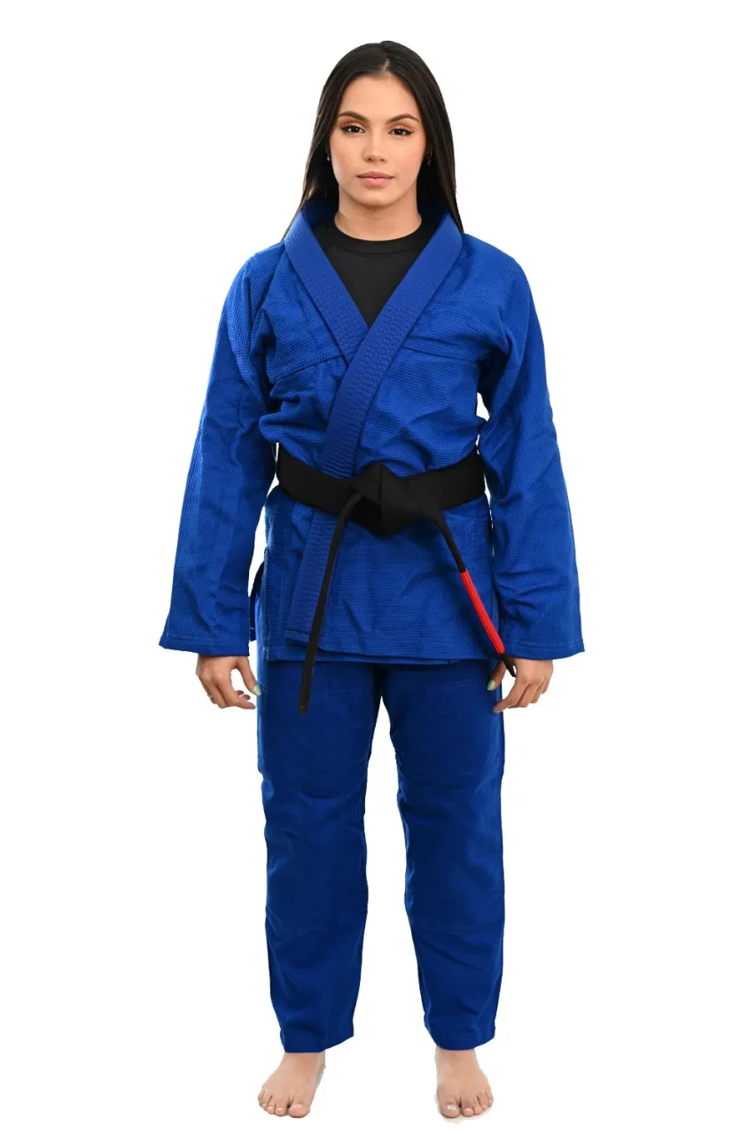 Kimono In The Guard Feminino Liso Azul