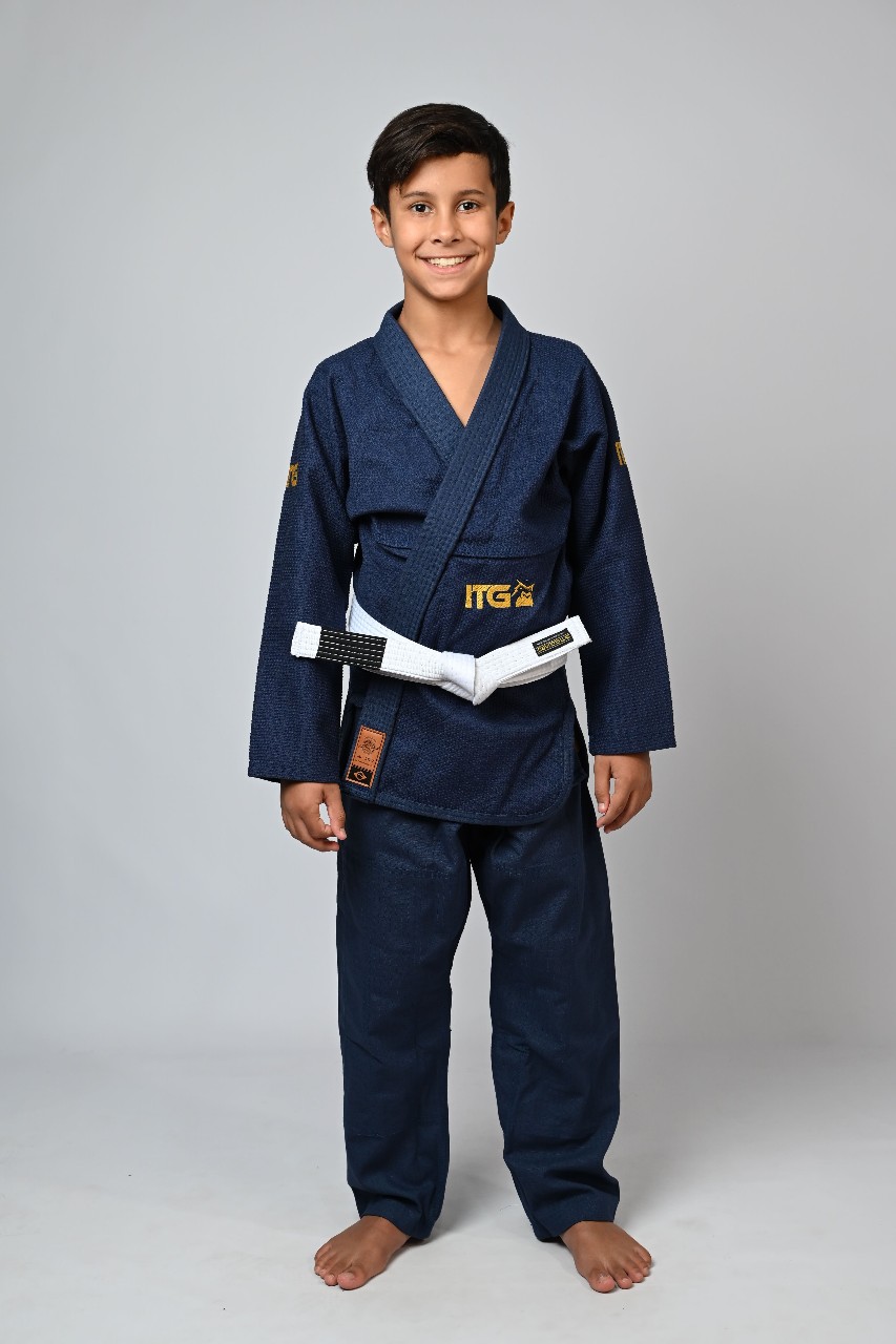Kimono Infantil In The Guard Masculino Marinho
