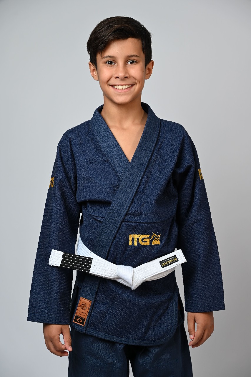 Kimono Infantil In The Guard Masculino Marinho