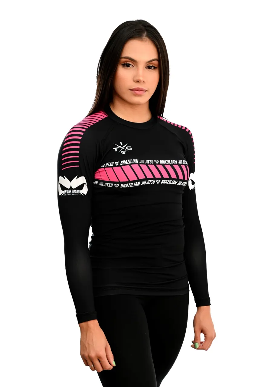 Rash Guard Feminina ITG Pink Manga Longa
