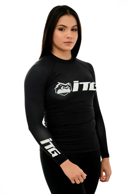 Rash Guard Feminina ITG Manga Longa Preta