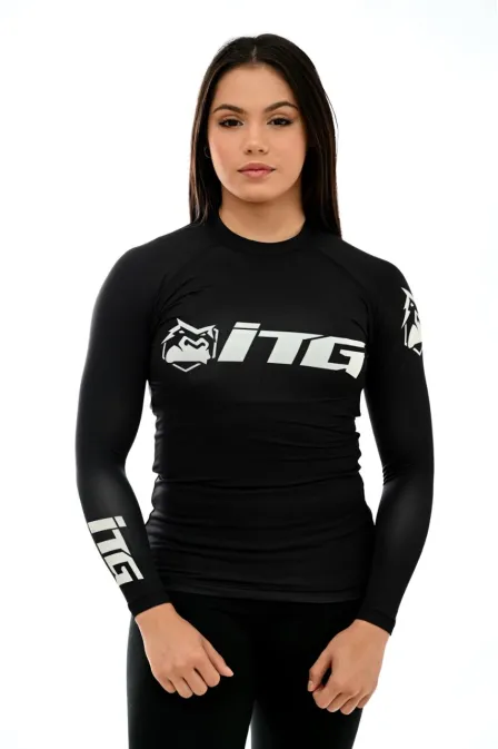 Rash Guard Feminina ITG Manga Longa Preta