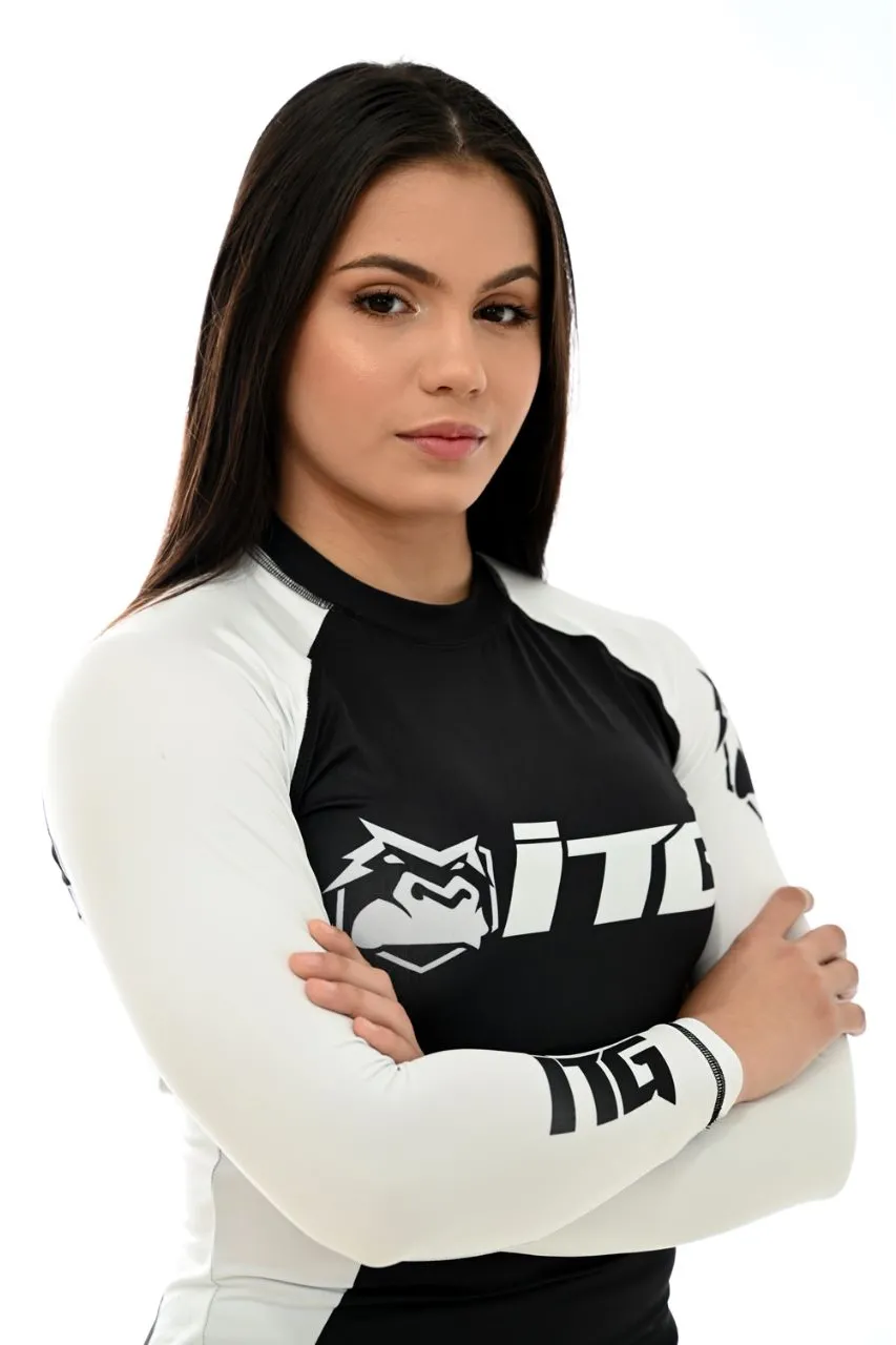 Rash Guards Feminina, ITG Manga Longa Branca