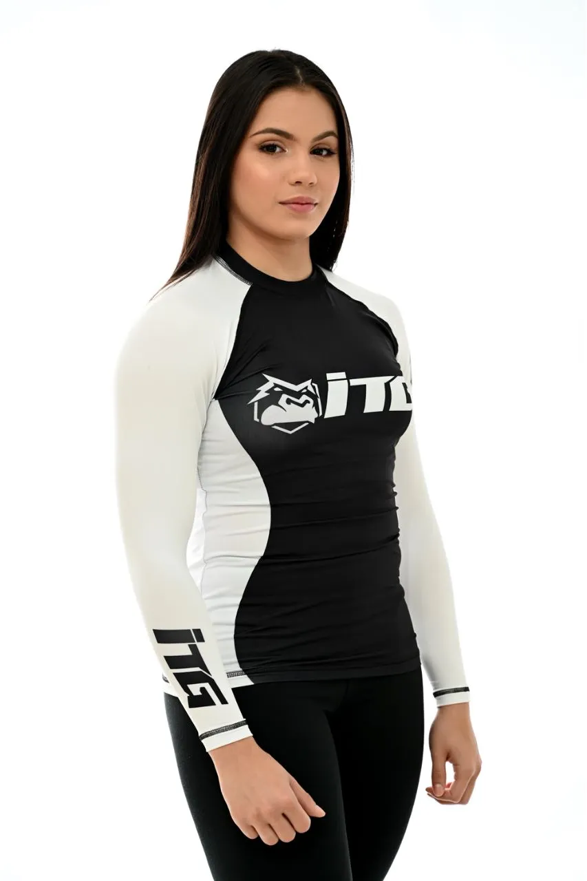 Rash Guards Feminina, ITG Manga Longa Branca