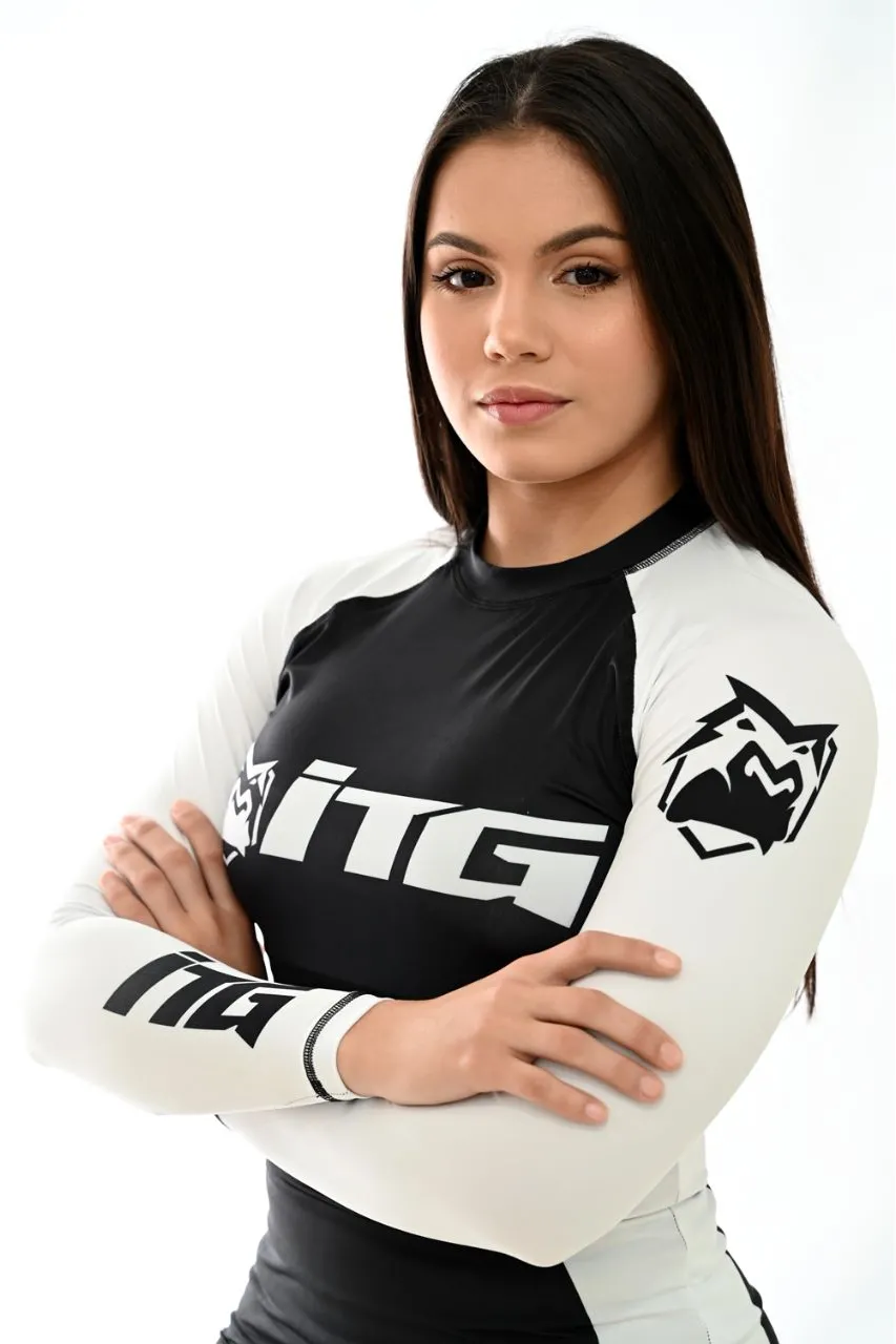 Rash Guards Feminina, ITG Manga Longa Branca