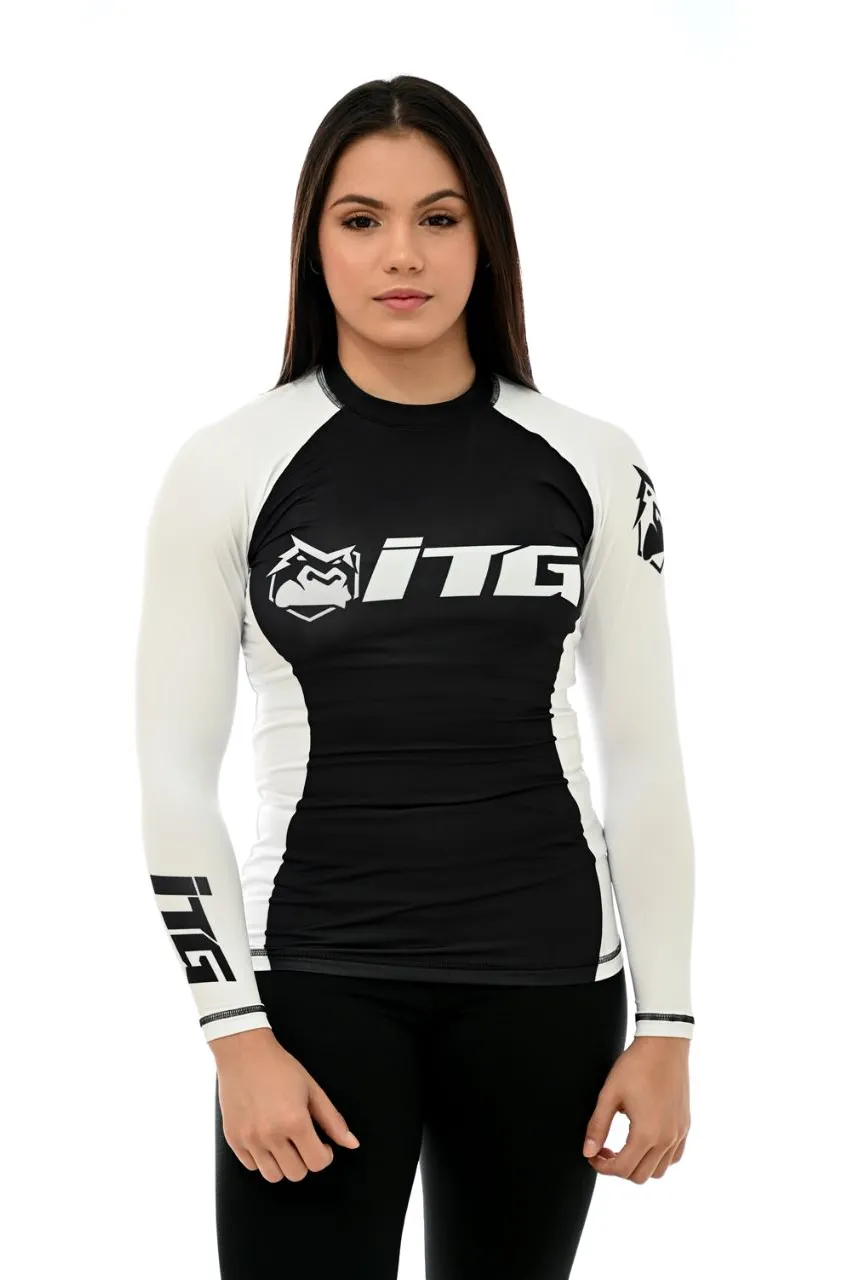 Rash Guards Feminina, ITG Manga Longa Branca