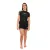 Rash Guard Feminina Cores Faixas Preta