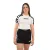 Rash Guard Feminina Cores Faixas Branca