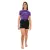 Rash Guard Feminina Cores Faixas Roxa