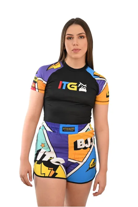 Rash Guard Feminina Colors Preta