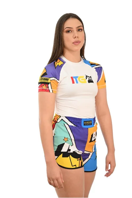 Rash Guard Feminina Colors Branca