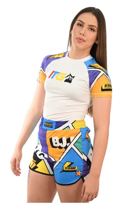 Rash Guard Feminina Colors Branca